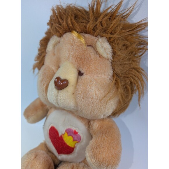 Vintage 1984 Care Bears Cousins Brave Heart Lion ~ 13" Plush Stuffed Kenner - Picture 6 of 16